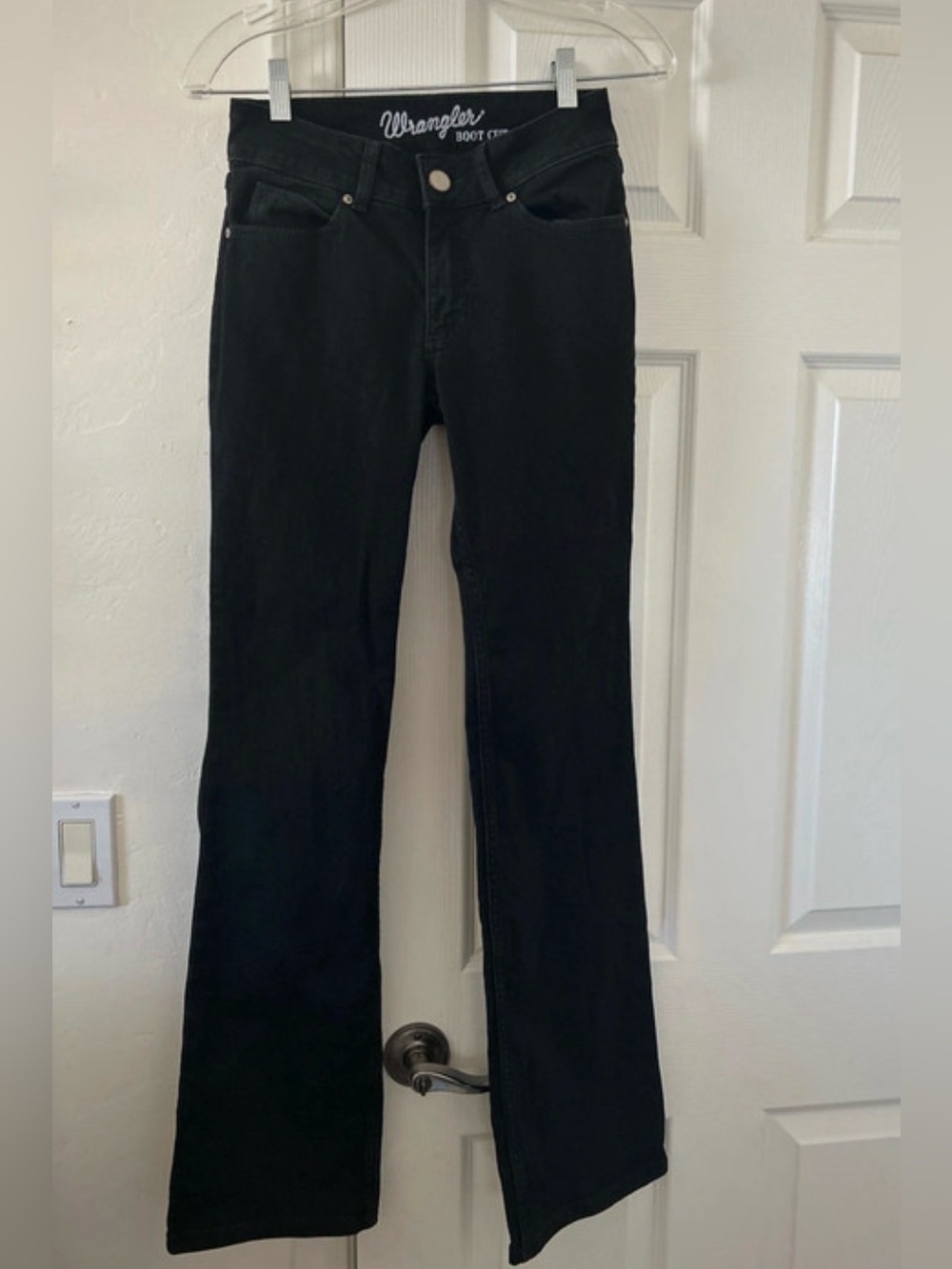 NWOT - Wrangler Black Boot Cut Jeans - Size: 1x32